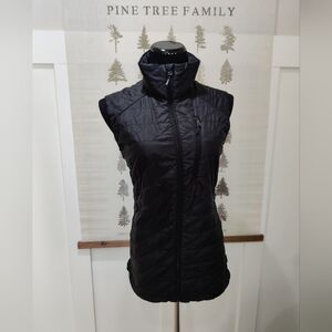 MEC Mountain Equipment Co-op Black Quilted Insulated Vest Women's Medium